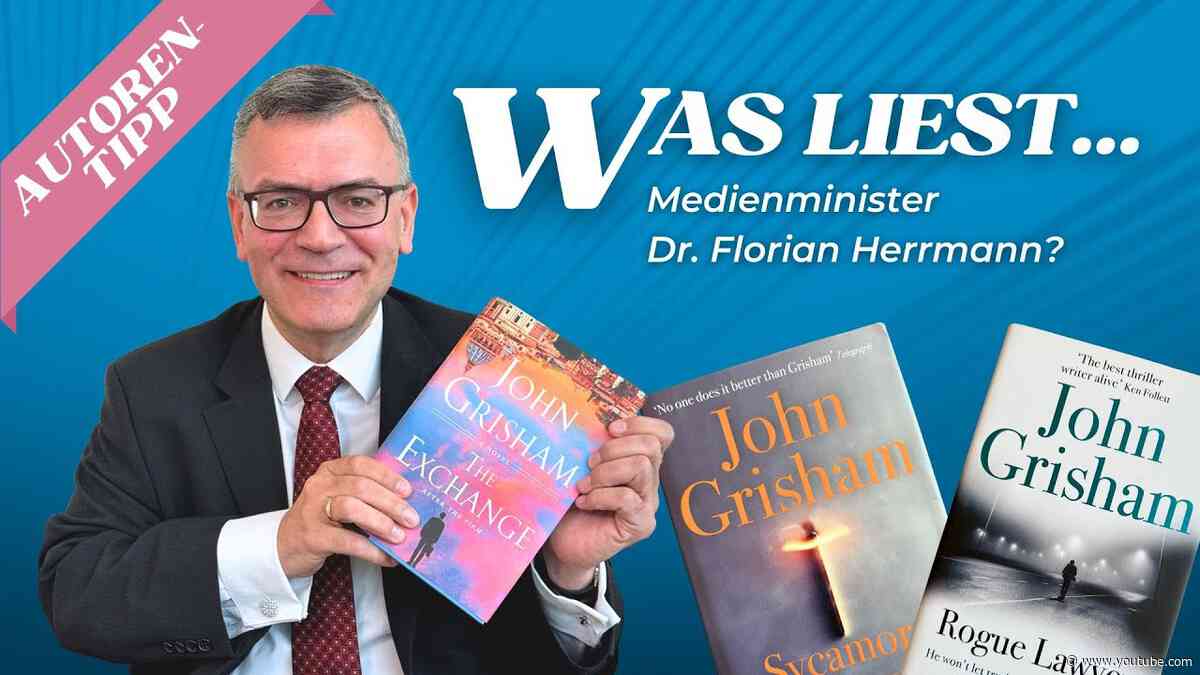 Welttag des Buches 2024: Was liest Medienminister Dr. Florian Herrmann? - Bayern