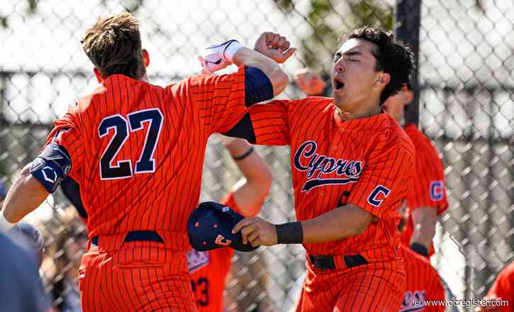 Cypress baseball shuts out Pacifica, forces tie for first in Empire League