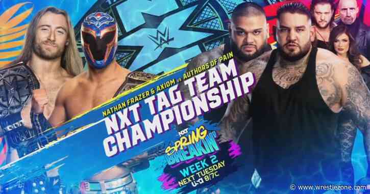 Tag Team Title Match, North American Championship Bout Set For 4/30 WWE NXT