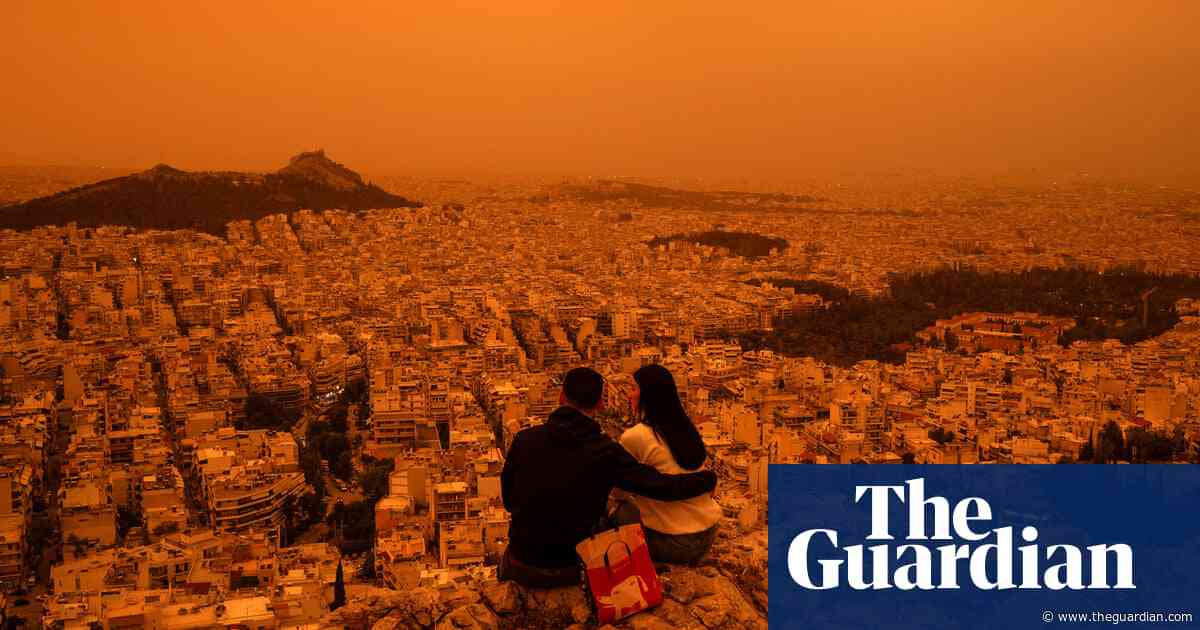 Athens swallowed up by orange haze from Sahara dust storm