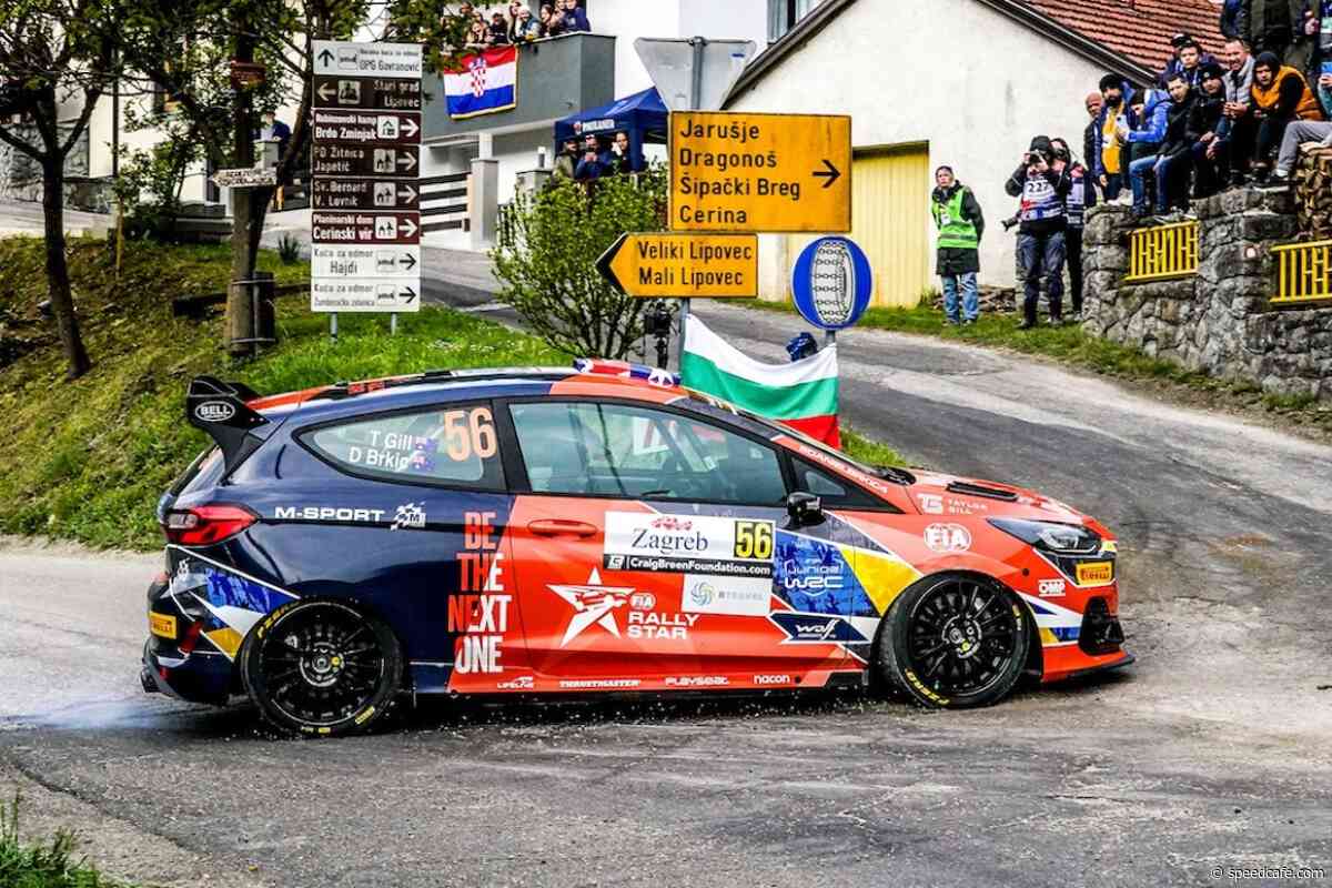 Gill and Brkic score second in Junior World Rally Championship round