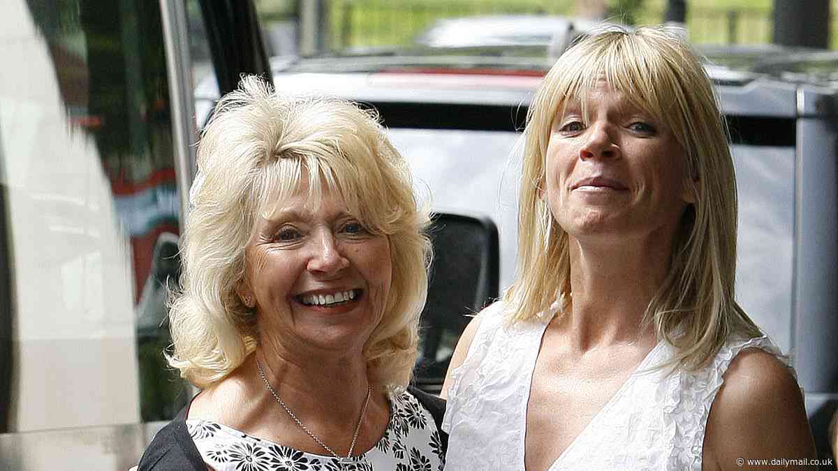 'We are bereft without you': Zoe Ball announces death of her 'dear mama' Julia following short battle with pancreatic cancer - days after BBC Radio 2 DJ told fans her mother had been moved into a hospice