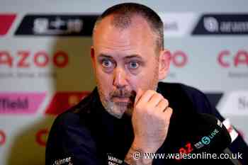 Mark Williams punches cue at World Snooker Championship before worrying press conference