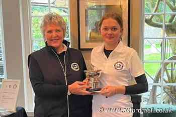 Teen crowned youngest ever junior Oxfordshire golf champion