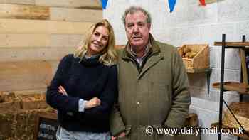 Farm life's not for the faint-hearted: Jeremy Clarkson warns farming is 'much dirtier and harder' in real life - after girlfriend Lisa Hogan reveals she nearly landed a criminal record for trying to sell non-local produce on Diddly Squat