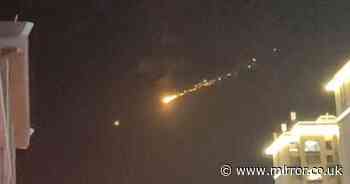 Mysterious fireball trailing lights up sky over China ‘travelling 1,000 miles’ before breaking up & vanishing