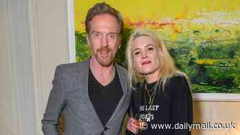 Damian Lewis is supported by girlfriend Alison Mosshart as he joins Elizabeth McGovern and Charles Dance for an intimate reading at The Josephine Hart Poetry Foundation
