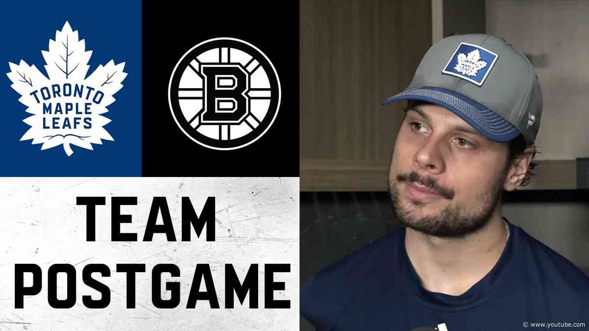 Maple Leafs Media Availability | RD1 GM1 Post Game at Boston Bruins | April 20, 2024