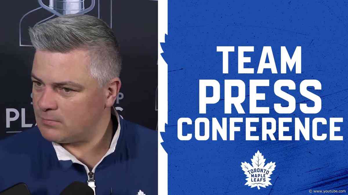 Maple Leafs Media Availability Playoff Practice | April 19, 2024