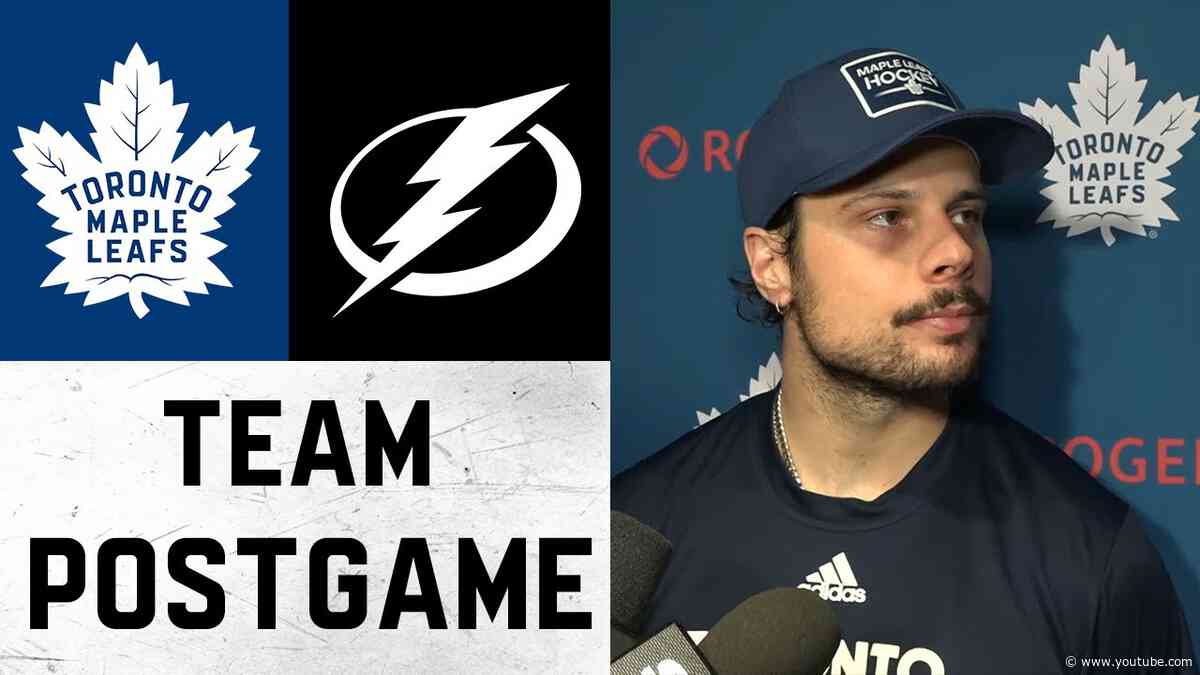 Maple Leafs Media Availability | Postgame vs. Tampa Bay Lightning | April 17, 2024