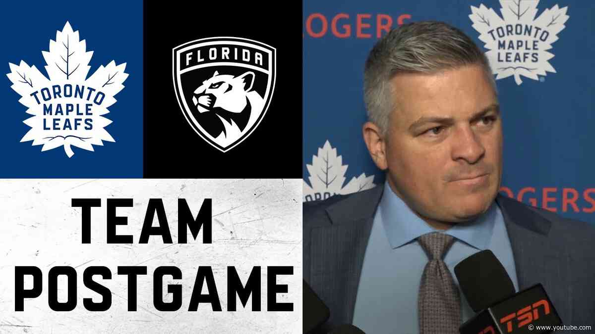 Maple Leafs Media Availability | Postgame vs. Florida Panthers | April 16, 2024