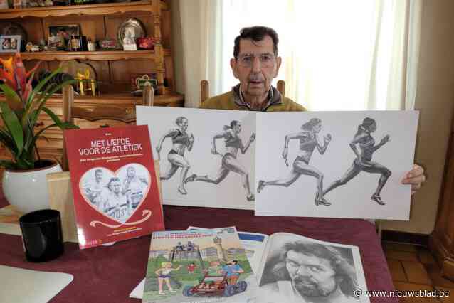 Striptekenaar Geo (85) brengt ode aan de Belgische Olympische medaillewinnaars: “Van Gaston Reiff over Nafi Thiam tot Bashir Abdi: ze kregen allemaal een ereplaats in dit collectors item”