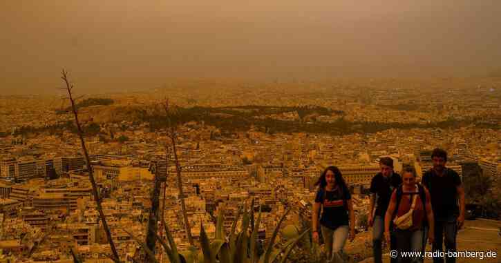 Phänomen Saharastaub: Die roten Wolken über Athen ziehen ab