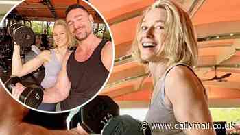 Naomi Watts, 55, proves she's in the best shape of her life as she flexes her eye-popping biceps while working out with her personal trainer