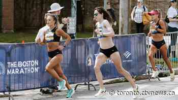 Twins from Toronto were Canada's top two female finishers at this year's Boston Marathon