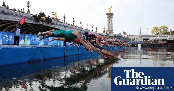 ‘I’d swim in anything’: triathlete Hauser shrugs off Paris pollution concerns