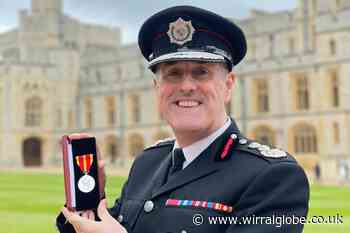 Wirral Chief Fire Officer receives King’s Fire Service Medal
