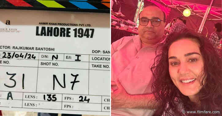 Preity Zinta begins to shoot for Lahore 1947 with Sunny Deol