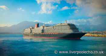 Queen Anne moves closer to Liverpool as the luxury Cunard ship heads to UK
