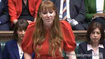 Angela Rayner brands Rishi Sunak 'a pint-sized loser' as she tries to bat away PMQs jibes about two homes row with under-pressure Labour deputy leader accusing the Tories of being 'obsessed'