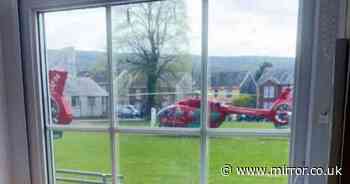 Ammanford school 'on lockdown' as helicopters circle building in major police incident