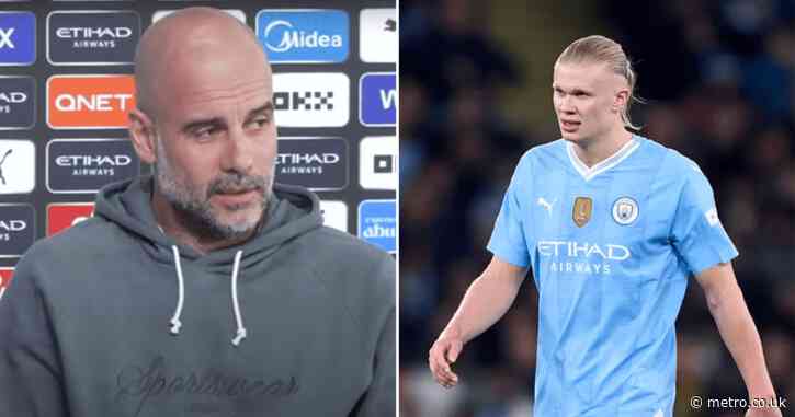 Pep Guardiola provides Erling Haaland, Phil Foden and John Stones fitness update ahead of Manchester City’s trip to Brighton