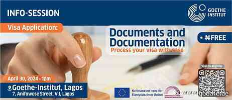 Info Session : 30.04.2024, Visa application – Documents and Documentation