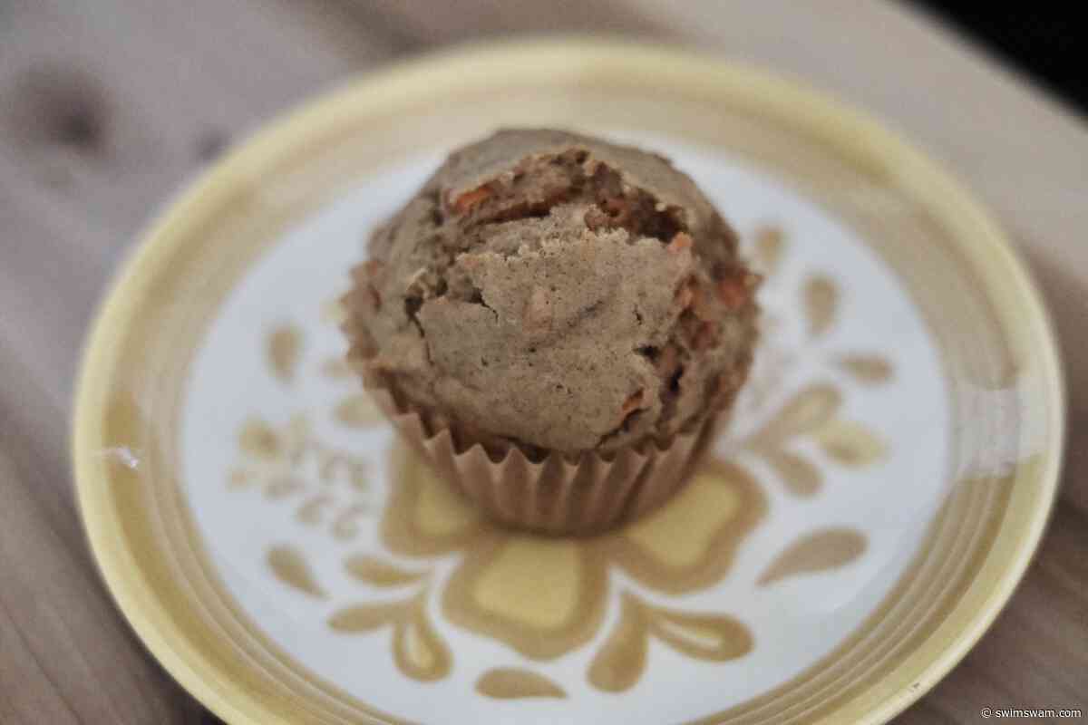 The Hungry Swimmer: Healthy Carrot Cake Muffins