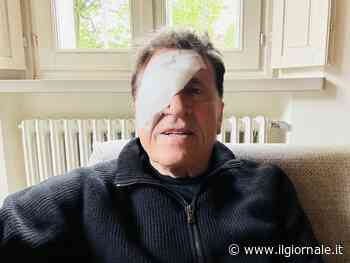 Gianni Morandi con un occhio bendato sui social. Paura per il cantante