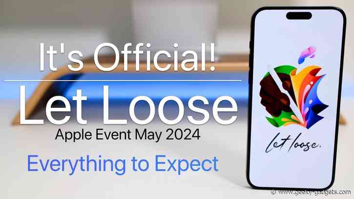 What to Expect from Apple’s May “Let Loose” iPad Event