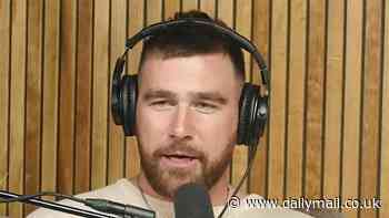 Travis Kelce makes shock flat earth claim, saying '10-15 players in EVERY NFL locker room' believe the conspiracy theory - and jokes concussions are to blame: 'Everyone gets hit in the head!'