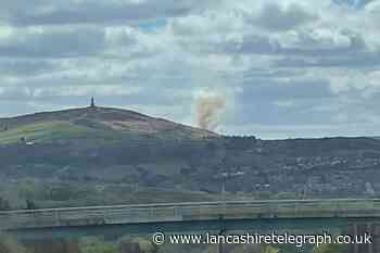 Wildfire near Darwen Tower - people warned to avoid area