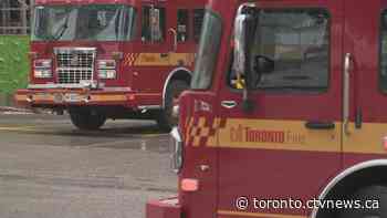 Highrise fire in North York leaves man with potentially life-threatening injuries