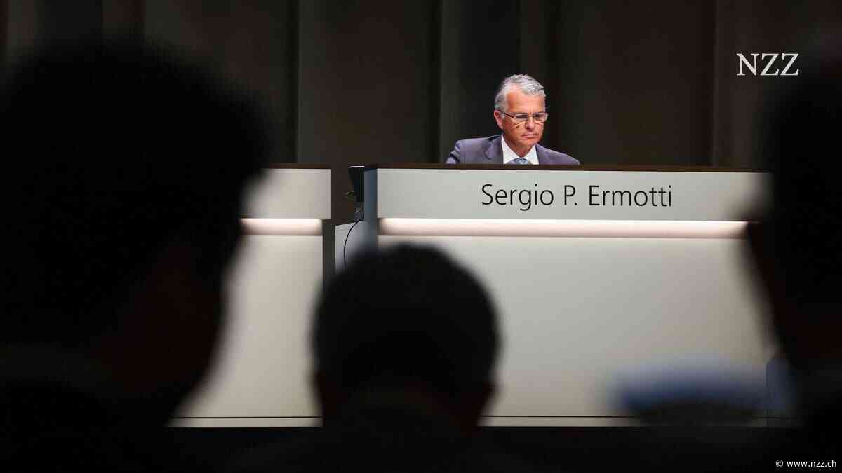 Die Wut der Kleinaktionäre und eine Kampfansage von Sergio Ermotti in Richtung Bern: An der Generalversammlung der UBS entlädt sich so einiges