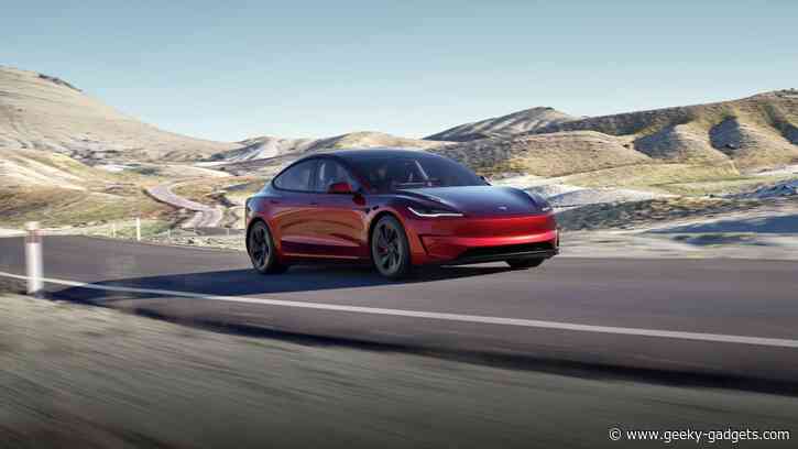 Tesla Model 3 Performance EV Launched in the UK