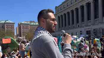 Palestinian journalist Motaz Azaiza - who gained millions of followers after Oct 7 attack - joins Columbia University protest
