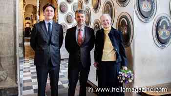 Crown Prince Christian pictured with Frederik and Margrethe as he passes new milestone
