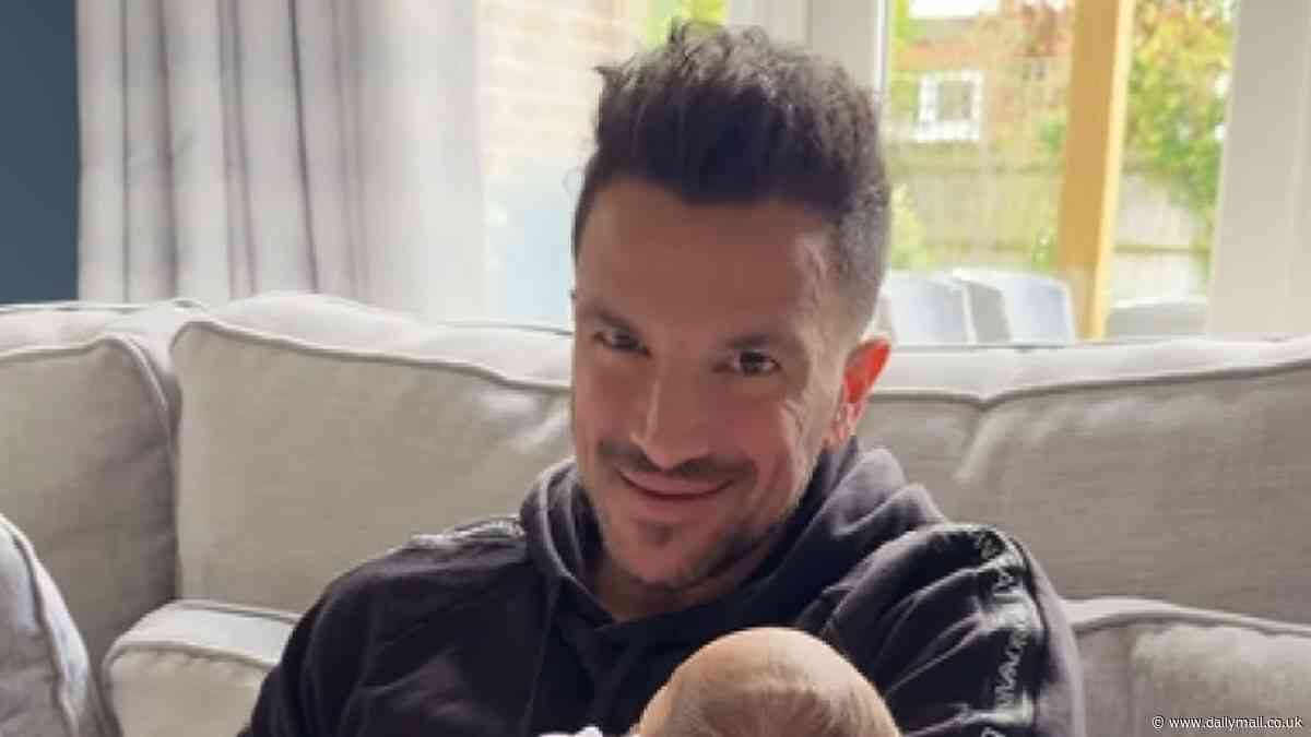 Peter Andre reveals TWO names are 'in the running' for his newborn daughter as legal deadline looms - but admits he's yet to run them past wife Emily after giving her the final say