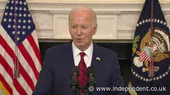 Biden ignores questions from reporters on TikTok ban and university protests