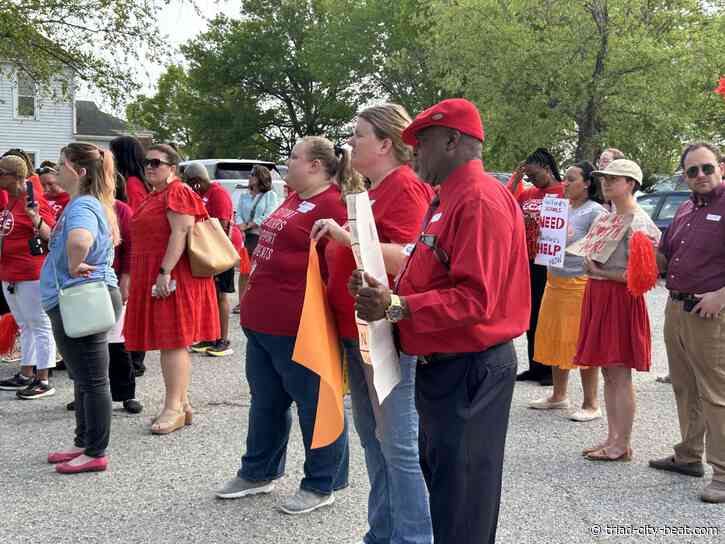 Guilford County educators push for increased wages, higher pay for cafeteria workers