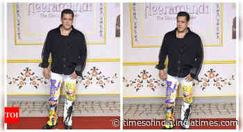 Salman Khan attends SLB's 'Heeramandi' premiere