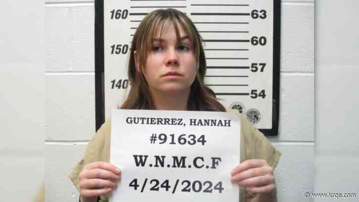 New Mexico Corrections Department processes 'Rust' armorer Hannah Gutierrez