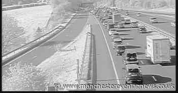 M66 delays LIVE updates as drivers face 50-minute queues following A56 crash