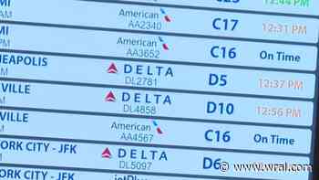 RDU travelers deal with delays brought on by plane crash