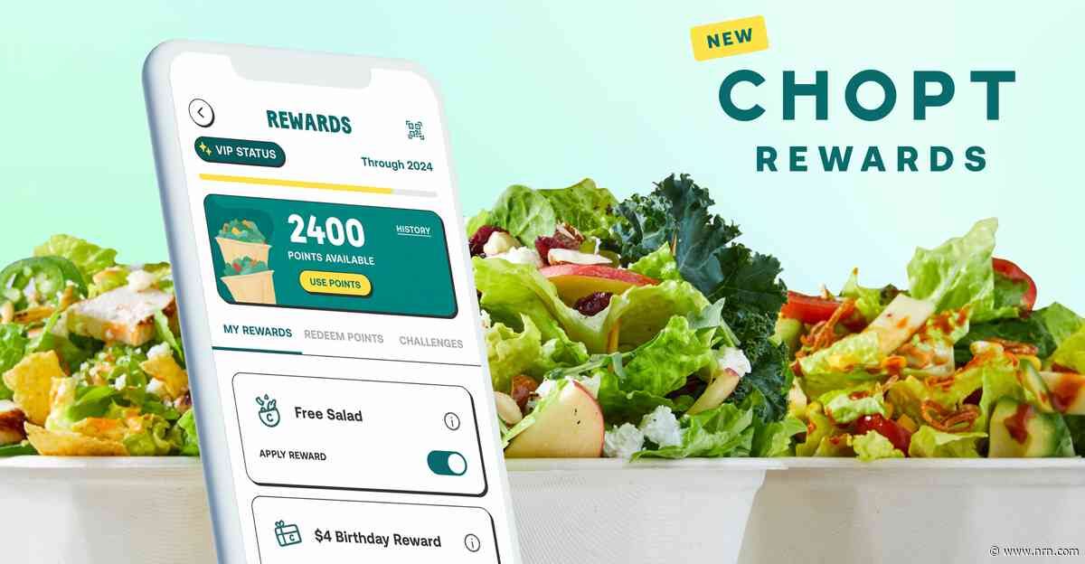 Chopt partners with fitness influencer Cody Rigsby, launches new app