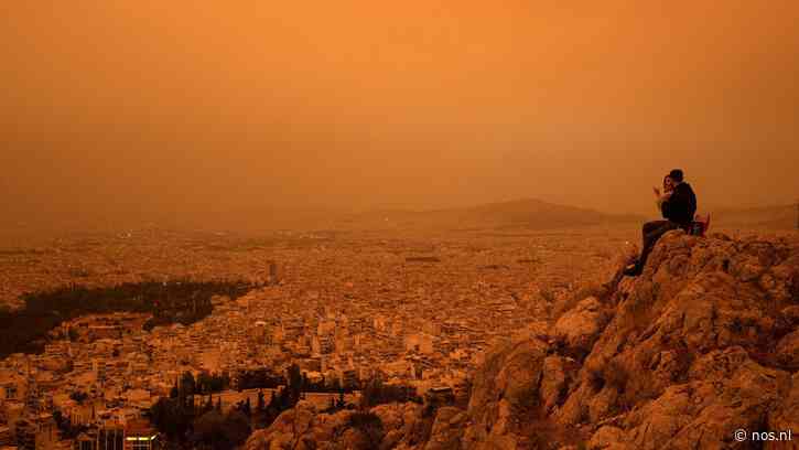 Heel veel Saharastof in Griekenland: 'Apocalyptisch'