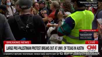 Don't mess with Texas! Troopers in helmets arrest Palestine protesters in latest college demo while NYC waits for Columbia University crowd to clear out