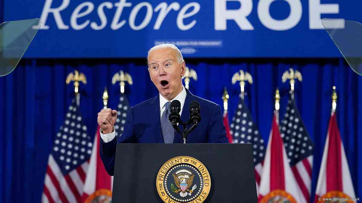 Biden sparks fury with the Catholic Church for his shocking gesture while 'blessing' abortion in Florida