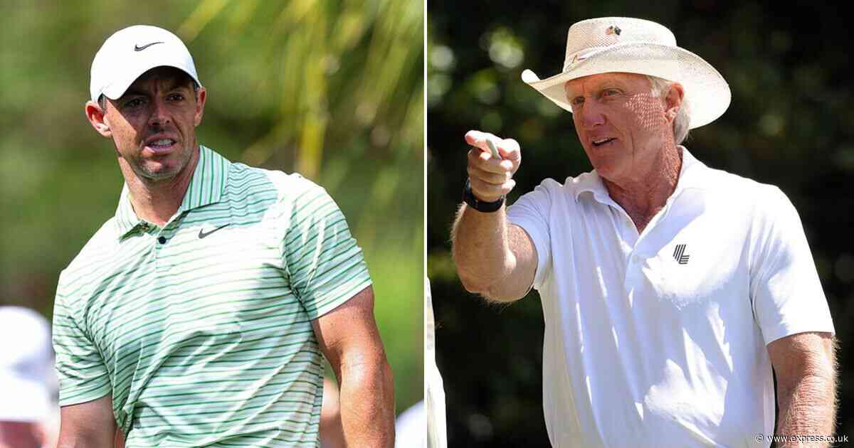 Greg Norman 'willing to meet' Rory McIlroy despite making stark LIV Golf admission