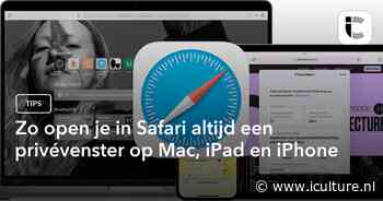Zo open je in Safari altijd een privévenster op Mac, iPad en iPhone